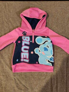Blue’s Clues & You Pink Hoodie - 18M Nickelodeon Pullover Sweatshirt